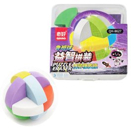 Radírok, 3D logikai puzzle, gömb, QH-8627