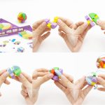 Radírok, 3D logikai puzzle, gömb, QH-8627