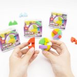 Radírok, 3D logikai puzzle, gömb, QH-8627