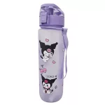 Kuromi kulacs, 1000ml, szívószálas