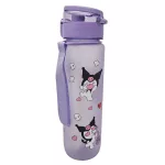 Kuromi kulacs, 1000ml, szívószálas