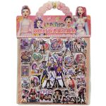 K-POP Démonvadászok pufi matrica 20x20cm, 2 ív/csomag