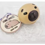 Kapibara stresszlabda, squishy, kb. 5 cm-es, átlátszó tasakban