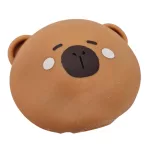 Kapibara stresszlabda, squishy, kb. 7 cm-es, átlátszó tasakban