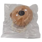 Kapibara stresszlabda, squishy, kb. 7 cm-es, átlátszó tasakban