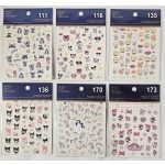 Körömmatrica, díszítő matrica, 8x10cm, többféle