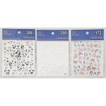 Körömmatrica, díszítő matrica, 8x10cm, többféle