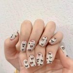 Körömmatrica, díszítő matrica, 8x10cm, többféle