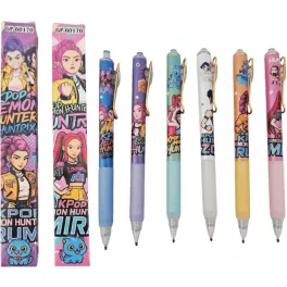   K-POP Démonvadászok zseléstoll dobozban, 0,5mm, illatos tintával, többféle változat (GP-60170)