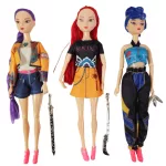 K-POP éneklő baba, kb. 28cm magas, többféle