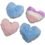 K-POP Démonvadászok szív alakú, plüss kulcstartó, táskadísz, 9x8cm, többféle