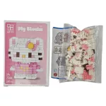 Építőkocka készlet, mikroblokk, My Blocks, Hello Kitty (7216A), 147 db-os, 14+