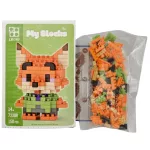 Építőkocka készlet, mikroblokk, My Blocks, Zootropolis Nick Wilde róka (7230A), 150 db-os, 14+