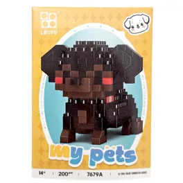   Építőkocka készlet, mikroblokk, My Blocks, kutya (7679A), 200 db-os, 14+