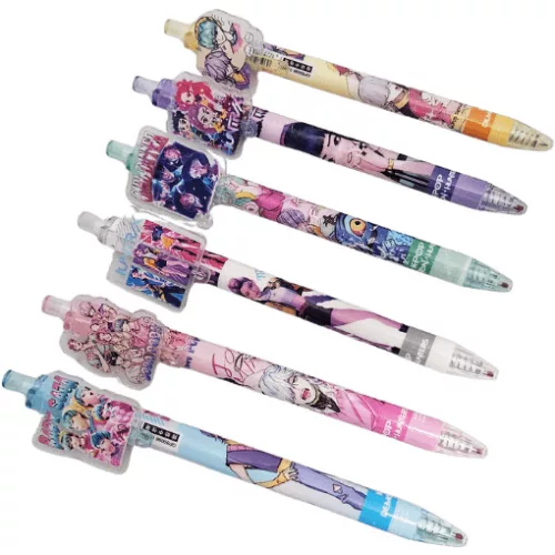 K-POP Démonvadászok zseléstoll, dísszel, 0,5mm, többféle változat