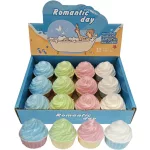 Fürdőgolyó, muffin formájú, 5x5cm, többféle színben