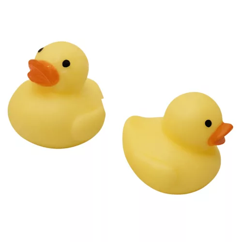 Gumikacsa formájú squishy, antistressz játék, 7x7 cm-es, sárga