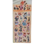 Zootopia matrica 9x17cm, csillogó