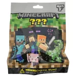Minecraft zsákbamacska figura tasakban kártyákkal