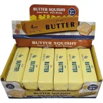Butter squishy, illatos vaj antistressz játék, 13,5x4x3,5cm, egyszínű