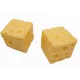Cheese squishy, illatos sajt antistressz játék, 5x5x5cm