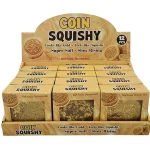 Dollár formájú squishy, antistressz játék, 8x3cm