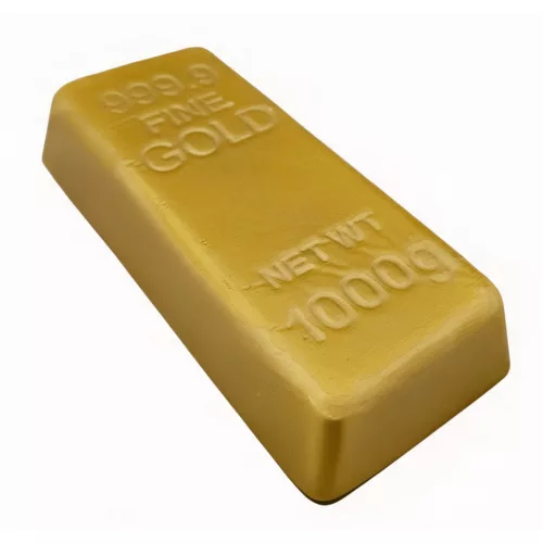 Gold (aranytömb) formájú squishy, illatos antistressz játék, 12x5x2,5cm