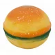 Hamburger formájú squishy, antistressz játék, 7x5cm