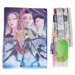K-POP Démonvadászok gyémántfestés szett, Dor&Dazzle, 15x21cm-es lap, többféle