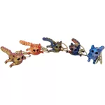 Cicás 3D kulcstartó figura, többszínű felület, kb. 8 cm, többféle színben