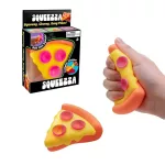 Pizza squishy, 8x7 cm-es