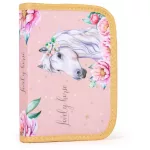 Lovas mágneszáras ergonómikus iskolatáska tolltartóval és tornazsákkal, Premium Light, Lovely horse, PICI SZÉPSÉGHIBÁVAL!