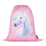 OXY Premium Light mágneszáras iskolatáska szett tolltartóval és tornazsákkal, Horse romantic