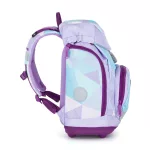 Unikornis ergonómikus hátizsák, iskolatáska tolltartóval és tornazsákkal, OXY Sherpy Unicorn, lila