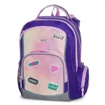 Fashion ergonómikus hátizsák, iskolatáska tolltartóval és tornazsákkal, OXY GO, rózsaszín-lila