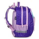 Fashion ergonómikus hátizsák, iskolatáska tolltartóval és tornazsákkal, OXY GO, rózsaszín-lila
