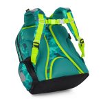 Dinoszaurusz ergonómikus hátizsák, iskolatáska tolltartóval és tornazsákkal, OXY GO Dino, zöld