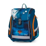 Space mágneszáras ergonómikus iskolatáska tolltartóval és tornazsákkal, Premium Light, Mars, kék