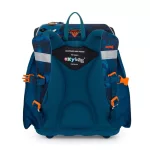 Space mágneszáras ergonómikus iskolatáska tolltartóval és tornazsákkal, Premium Light, Mars, kék