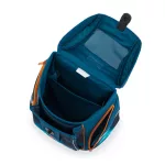 Space mágneszáras ergonómikus iskolatáska tolltartóval és tornazsákkal, Premium Light, Mars, kék