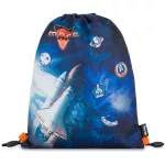 Space mágneszáras ergonómikus iskolatáska tolltartóval és tornazsákkal, Premium Light, Mars, kék