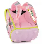 Lovas csatos ergonómikus iskolatáska tolltartóval és tornazsákkal, Premium, zöld-rózsaszín