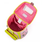 Lovas csatos ergonómikus iskolatáska tolltartóval és tornazsákkal, Premium, zöld-rózsaszín