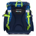 OXY Premium Light mágneszáras iskolatáska szett tolltartóval és tornazsákkal, Football