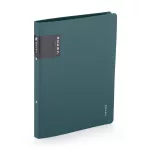Műanyag gyűrűskönyv A/4, 2 gyűrűs, VERDE, mélyzöld