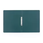 Műanyag gyűrűskönyv A/4, 2 gyűrűs, VERDE, mélyzöld
