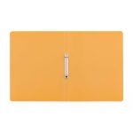 Műanyag gyűrűskönyv A/4, 2 gyűrűs, VERDE, mustársárga