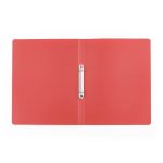 Műanyag gyűrűskönyv A/4, 2 gyűrűs, VERDE, téglaszínű