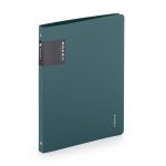 Műanyag gyűrűskönyv A/4, 4 gyűrűs, VERDE, mélyzöld