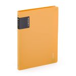 Műanyag gyűrűskönyv A/4, 4 gyűrűs, VERDE, mustársárga